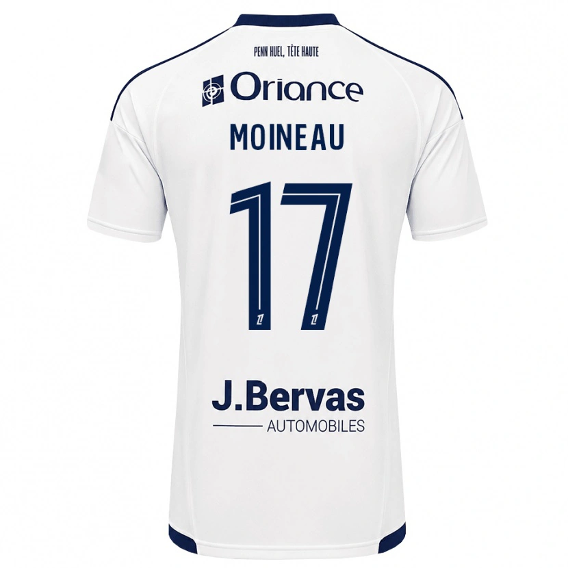 Danxen Damen Nathan Moineau #17 Marineweiß Auswärtstrikot Trikot 2026/27 T-Shirt