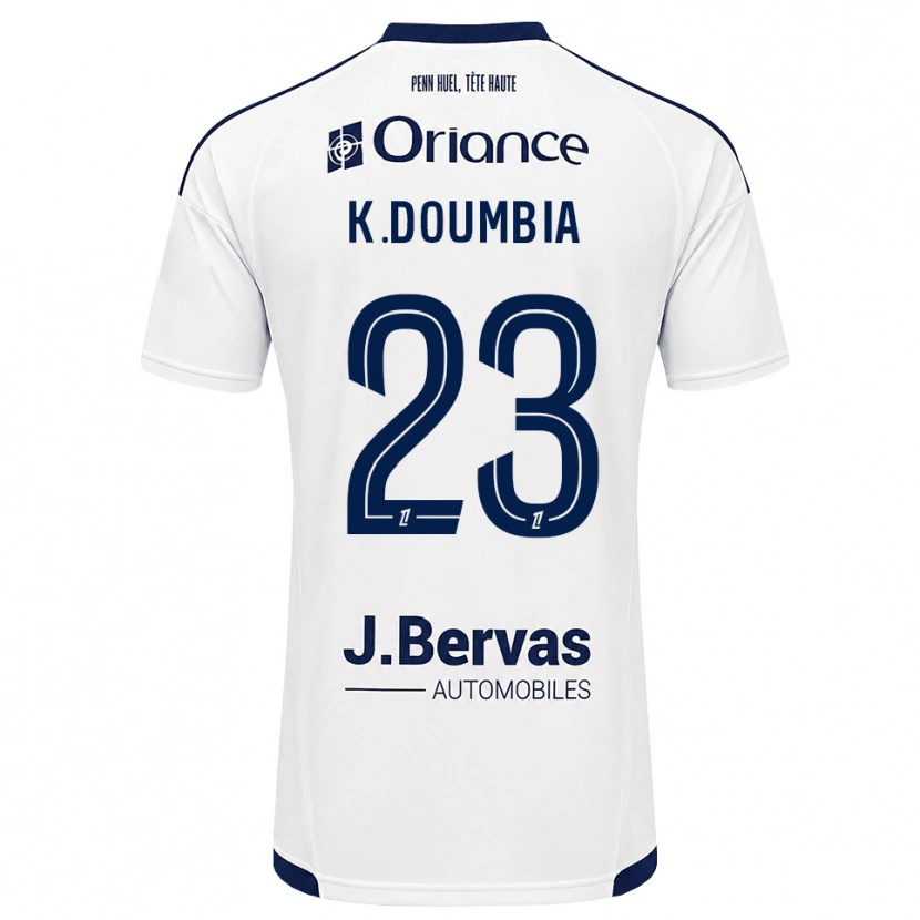 Danxen Damen Kamory Doumbia #23 Marineweiß Auswärtstrikot Trikot 2026/27 T-Shirt