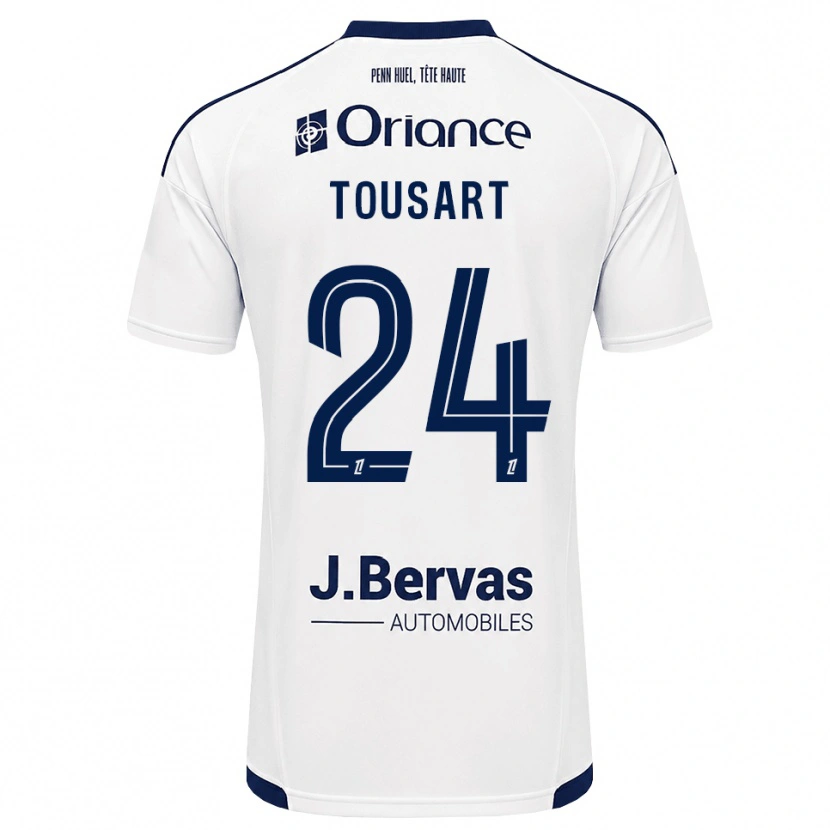 Danxen Damen Lucas Tousart #24 Marineweiß Auswärtstrikot Trikot 2026/27 T-Shirt