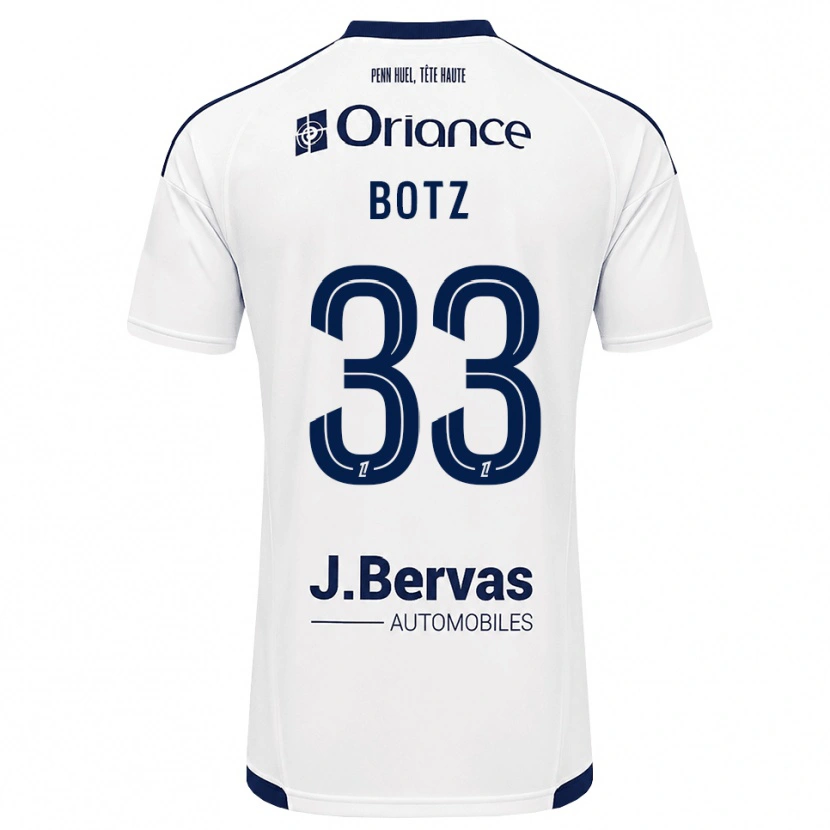 Danxen Damen Léo Botz #33 Marineweiß Auswärtstrikot Trikot 2026/27 T-Shirt
