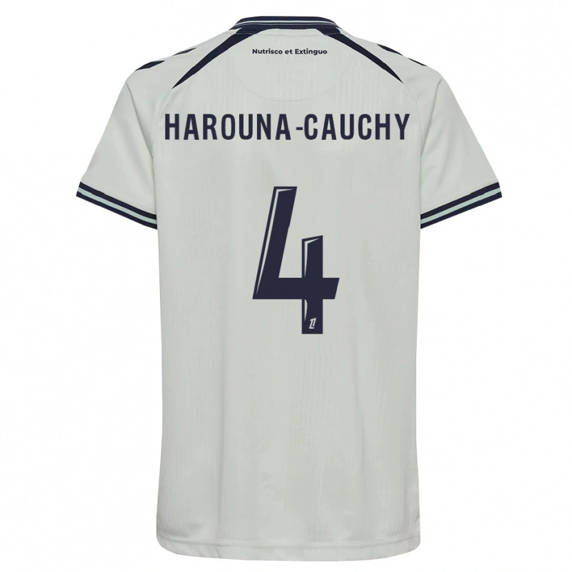 Danxen Damen Yllian Harouna-Cauchy #4 Mitternachtsblau Weiß Auswärtstrikot Trikot 2026/27 T-Shirt