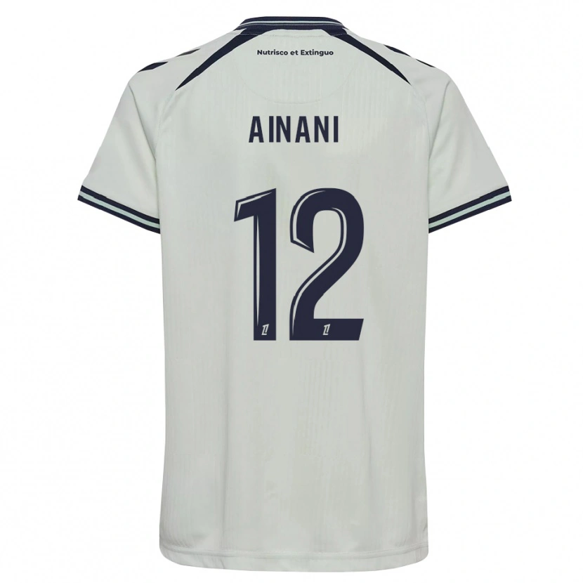 Danxen Damen Sufyan Ainani #12 Mitternachtsblau Weiß Auswärtstrikot Trikot 2026/27 T-Shirt