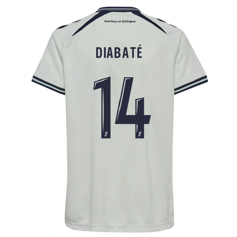 Danxen Damen Adams Diabaté #14 Mitternachtsblau Weiß Auswärtstrikot Trikot 2026/27 T-Shirt