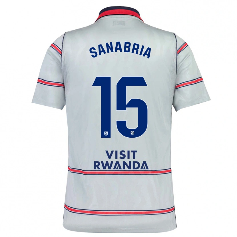 Danxen Damen Juan Sanabria #15 Grau Rot Marineblau Ausweichtrikot Trikot 2026/27 T-Shirt