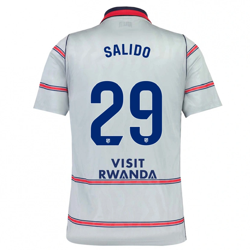 Danxen Damen Alberto Salido #29 Grau Rot Marineblau Ausweichtrikot Trikot 2026/27 T-Shirt