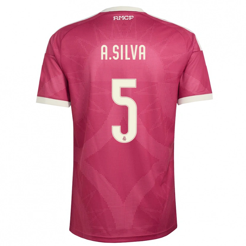 Danxen Damen Antonia Silva #5 Blassviolett Rot Weiß Ausweichtrikot Trikot 2026/27 T-Shirt