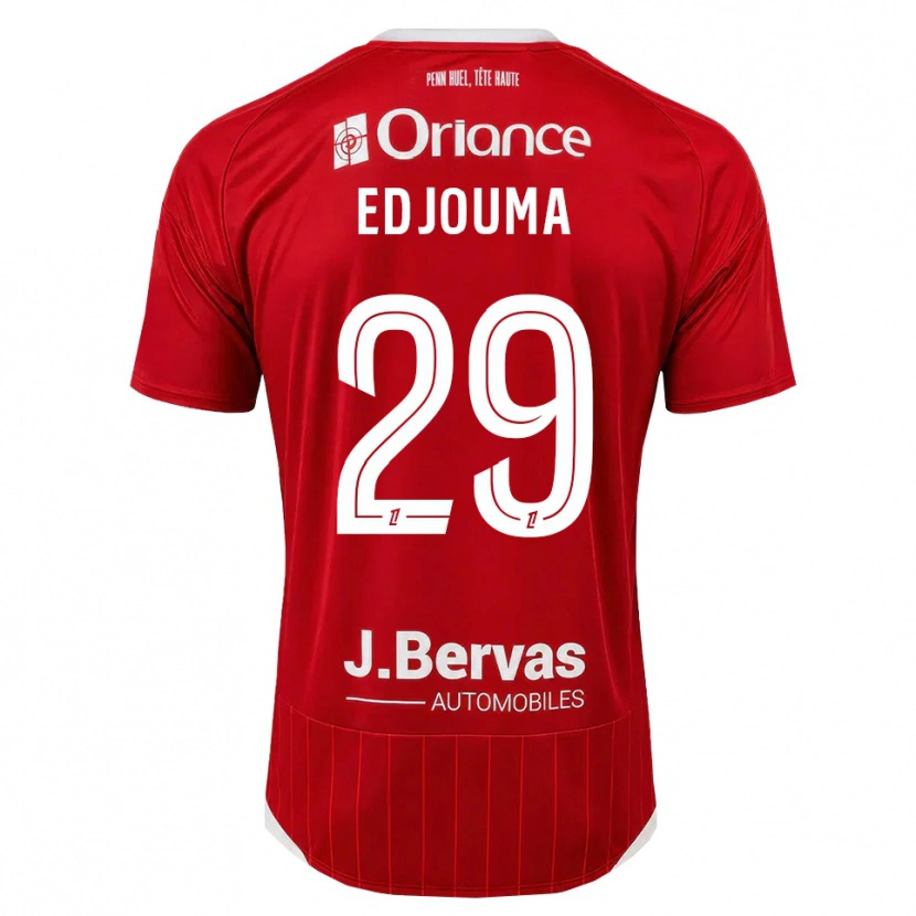 Danxen Damen Noah Edjouma #29 Weiß Rot Heimtrikot Trikot 2026/27 T-Shirt