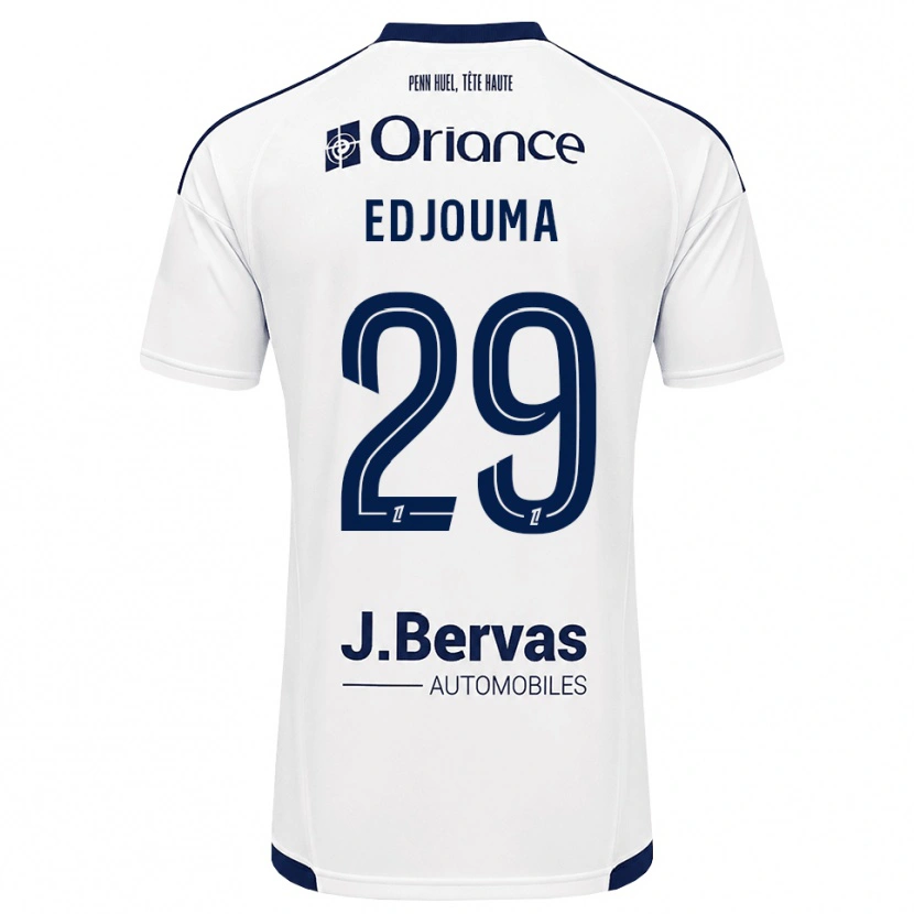 Danxen Damen Noah Edjouma #29 Marineweiß Auswärtstrikot Trikot 2026/27 T-Shirt