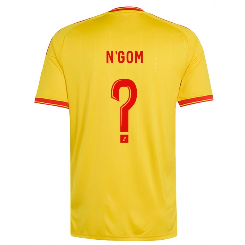 Danxen Kinder Tidjani N'gom #0 Gold Orange Rot Heimtrikot Trikot 2026/27 T-Shirt