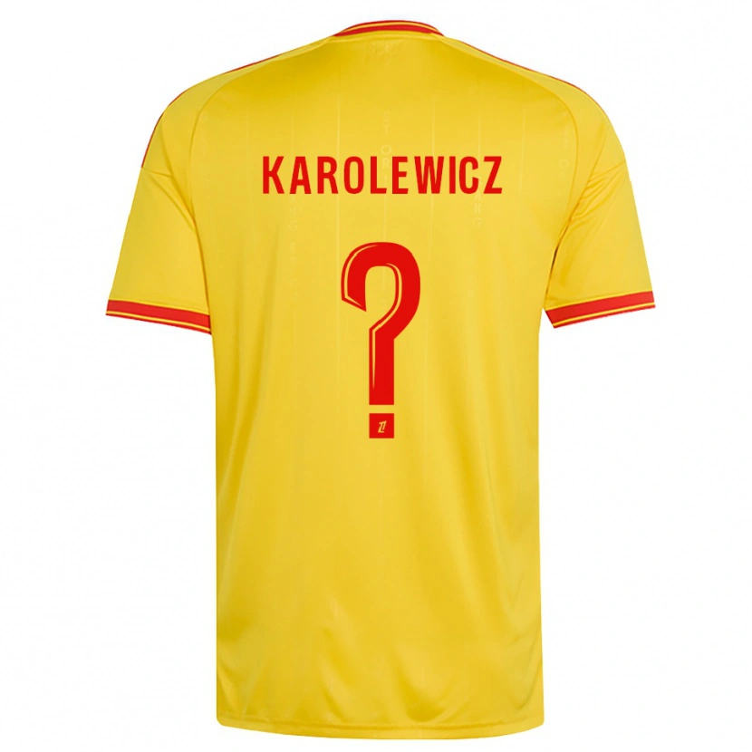 Danxen Kinder Roman Karolewicz #0 Gold Orange Rot Heimtrikot Trikot 2026/27 T-Shirt