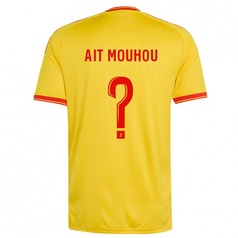 Danxen Kinder Nassim Ait Mouhou #0 Gold Orange Rot Heimtrikot Trikot 2026/27 T-Shirt