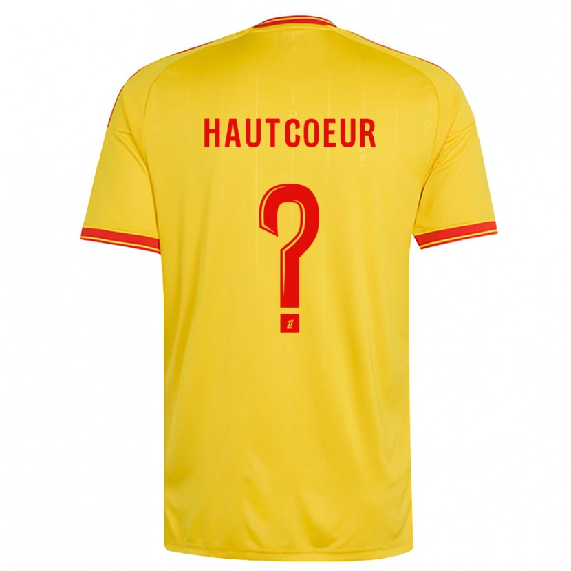 Danxen Kinder Agathe Hautcoeur #0 Gold Orange Rot Heimtrikot Trikot 2026/27 T-Shirt