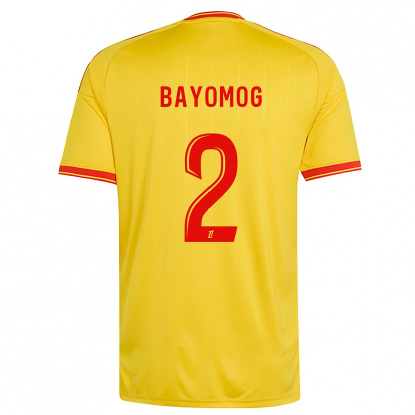 Danxen Kinder Hugo Bayomog #2 Gold Orange Rot Heimtrikot Trikot 2026/27 T-Shirt