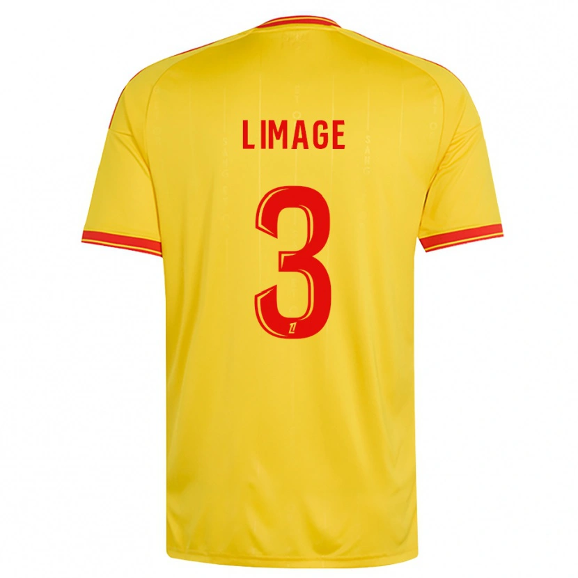 Danxen Kinder Jennyfer Limage #3 Gold Orange Rot Heimtrikot Trikot 2026/27 T-Shirt