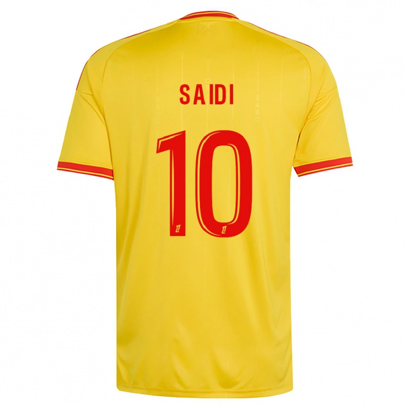 Danxen Kinder Kahissa Saïdi #10 Gold Orange Rot Heimtrikot Trikot 2026/27 T-Shirt