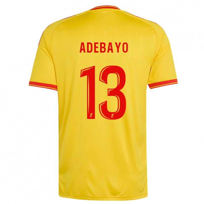 Danxen Kinder Kamil Adebayo #13 Gold Orange Rot Heimtrikot Trikot 2026/27 T-Shirt