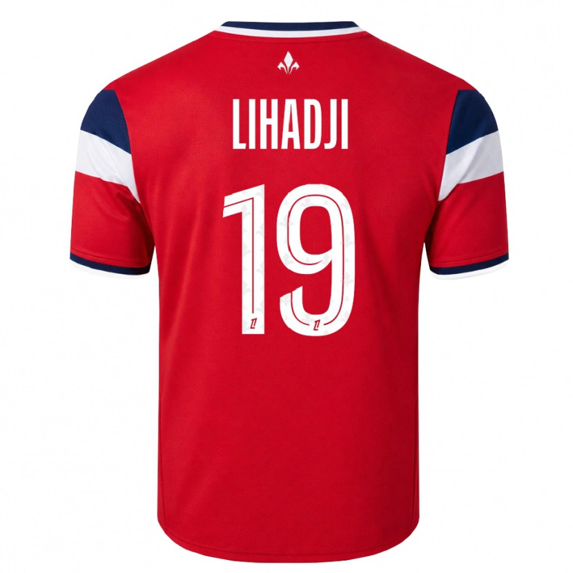 Danxen Kinder Isaac Lihadji #19 Rot Weiß Königsblau Heimtrikot Trikot 2026/27 T-Shirt