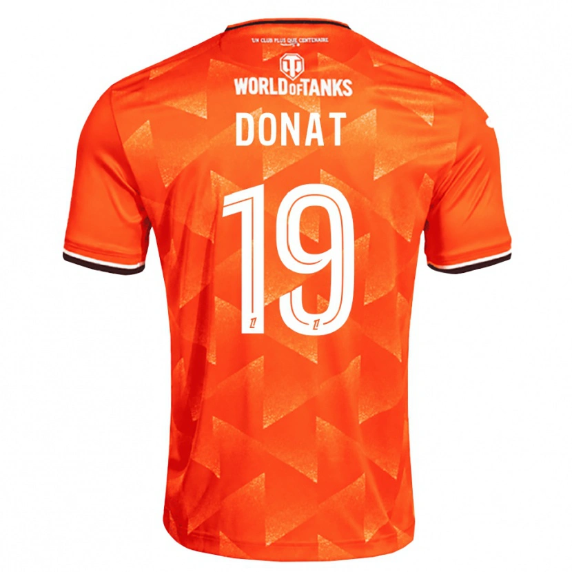 Danxen Kinder Noa Donat #19 Orange Weiß Schwarz Heimtrikot Trikot 2026/27 T-Shirt