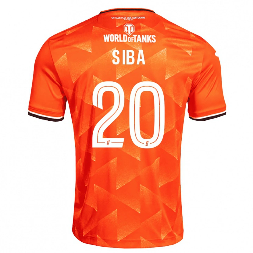 Danxen Kinder Stevan Siba #20 Orange Weiß Schwarz Heimtrikot Trikot 2026/27 T-Shirt