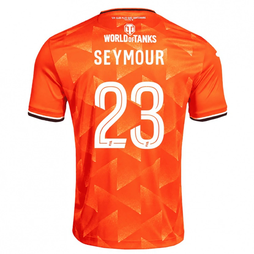 Danxen Kinder Brice Seymour #23 Orange Weiß Schwarz Heimtrikot Trikot 2026/27 T-Shirt