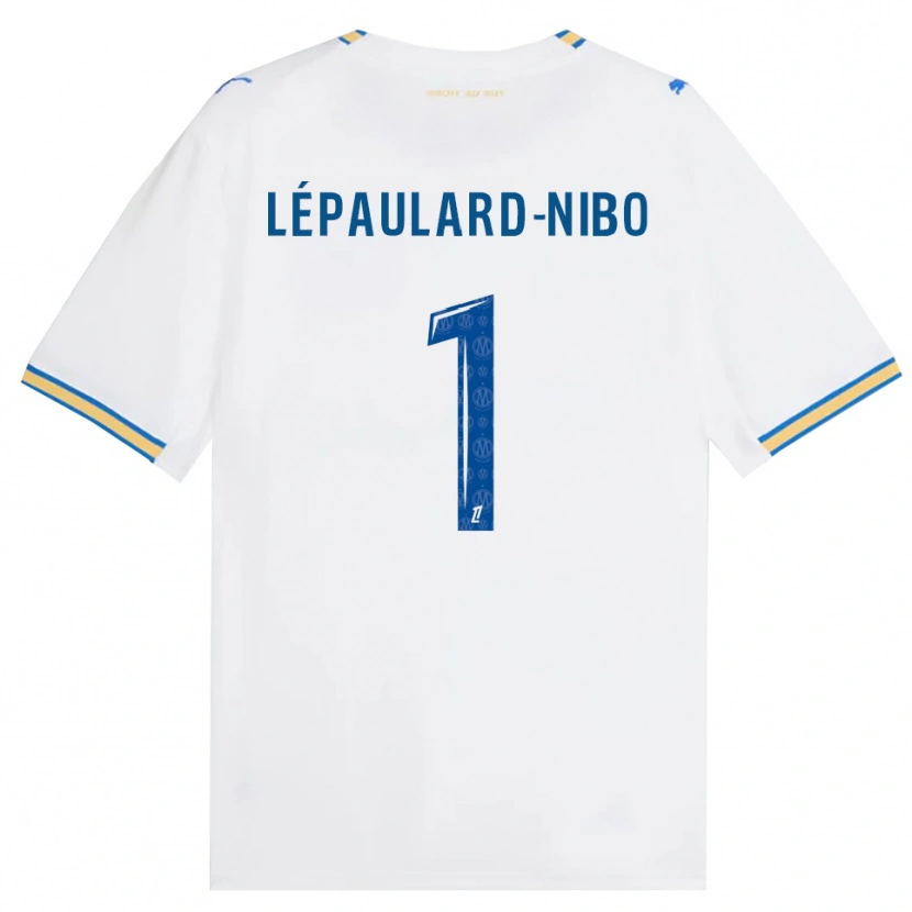 Danxen Kinder Mailey Lépaulard-Nibo #1 Dodgerblau Weiß Heimtrikot Trikot 2026/27 T-Shirt