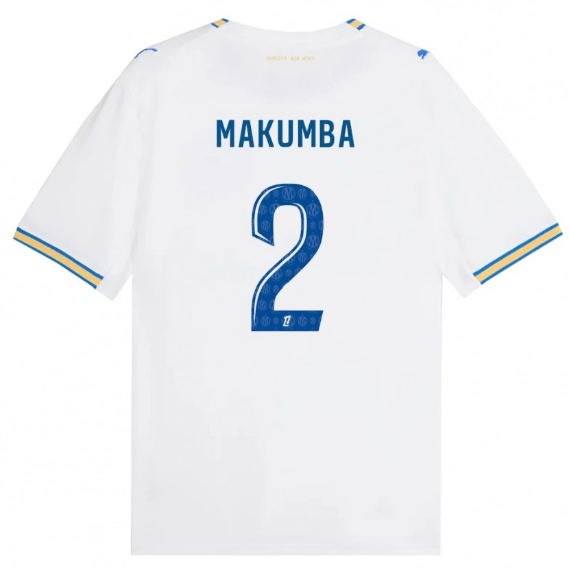 Danxen Kinder Enzo Makumba #2 Dodgerblau Weiß Heimtrikot Trikot 2026/27 T-Shirt