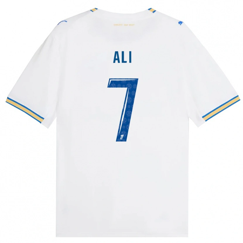 Danxen Kinder Azhar Ali #7 Dodgerblau Weiß Heimtrikot Trikot 2026/27 T-Shirt