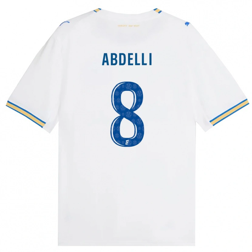 Danxen Kinder Himad Abdelli #8 Dodgerblau Weiß Heimtrikot Trikot 2026/27 T-Shirt