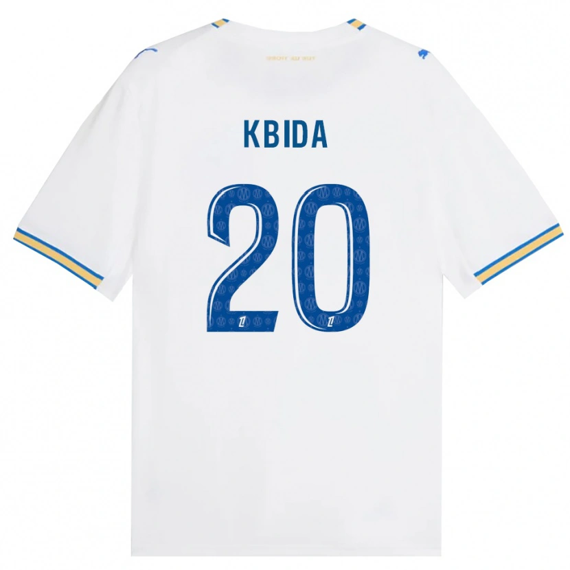 Danxen Kinder Inès Kbida #20 Dodgerblau Weiß Heimtrikot Trikot 2026/27 T-Shirt