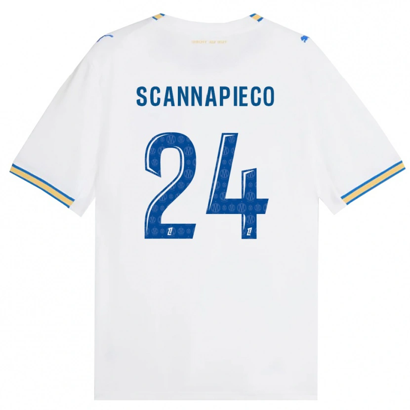 Danxen Kinder Dona Scannapieco #24 Dodgerblau Weiß Heimtrikot Trikot 2026/27 T-Shirt