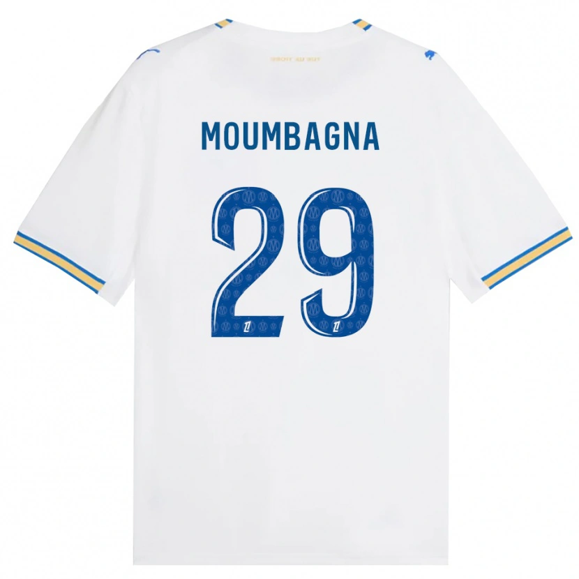 Danxen Kinder Faris Moumbagna #29 Dodgerblau Weiß Heimtrikot Trikot 2026/27 T-Shirt