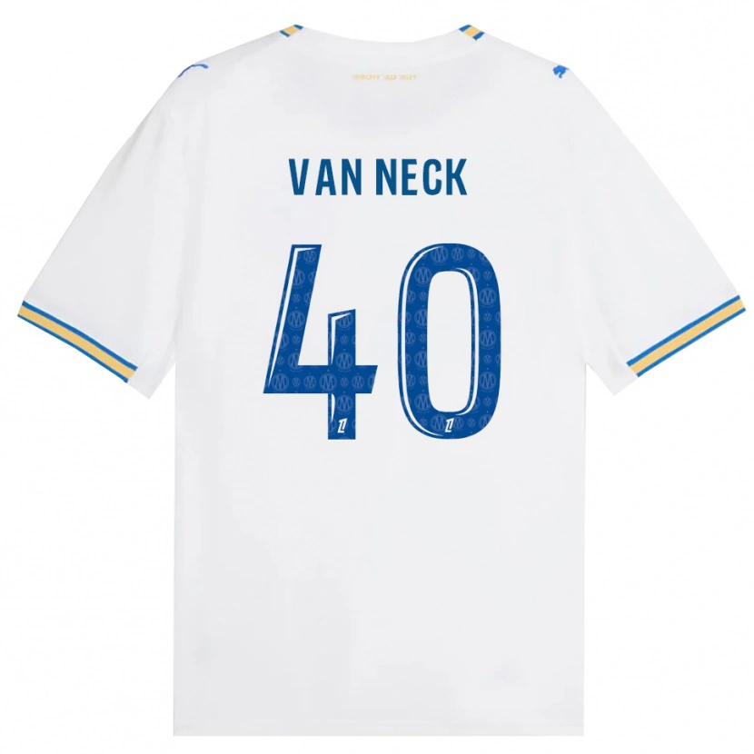 Danxen Kinder Jelle Van Neck #40 Dodgerblau Weiß Heimtrikot Trikot 2026/27 T-Shirt