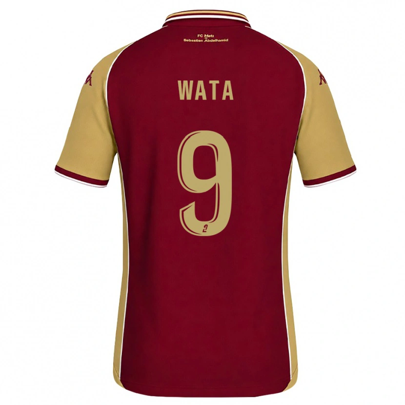 Danxen Kinder Xavier Wata #9 Goldrute Dunkelrot Heimtrikot Trikot 2026/27 T-Shirt