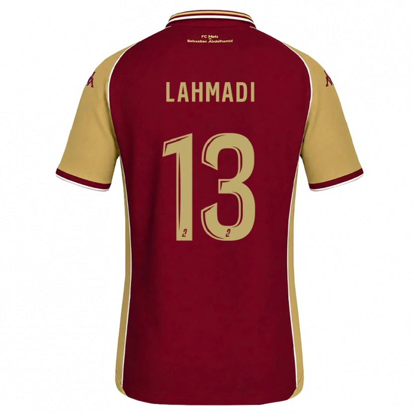 Danxen Kinder Mehdi Lahmadi #13 Goldrute Dunkelrot Heimtrikot Trikot 2026/27 T-Shirt