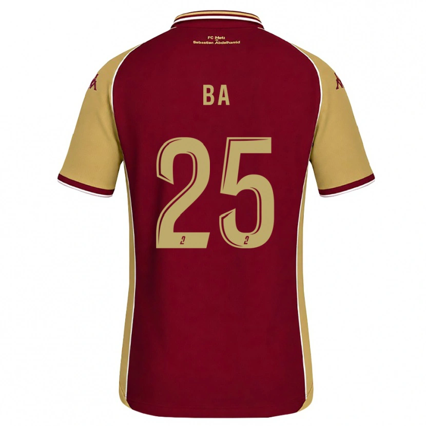 Danxen Kinder Abdoulaye Ba #25 Goldrute Dunkelrot Heimtrikot Trikot 2026/27 T-Shirt