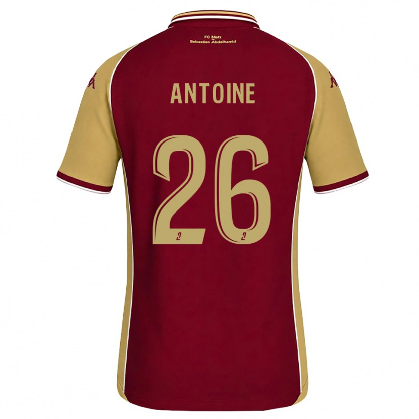 Danxen Kinder Maud Antoine #26 Goldrute Dunkelrot Heimtrikot Trikot 2026/27 T-Shirt
