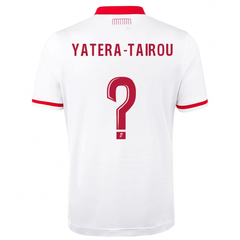 Danxen Kinder Lassana Yatera-Tairou #0 Rot Weiß Heimtrikot Trikot 2026/27 T-Shirt