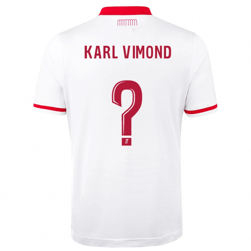Danxen Kinder Dany Karl Vimond #0 Rot Weiß Heimtrikot Trikot 2026/27 T-Shirt