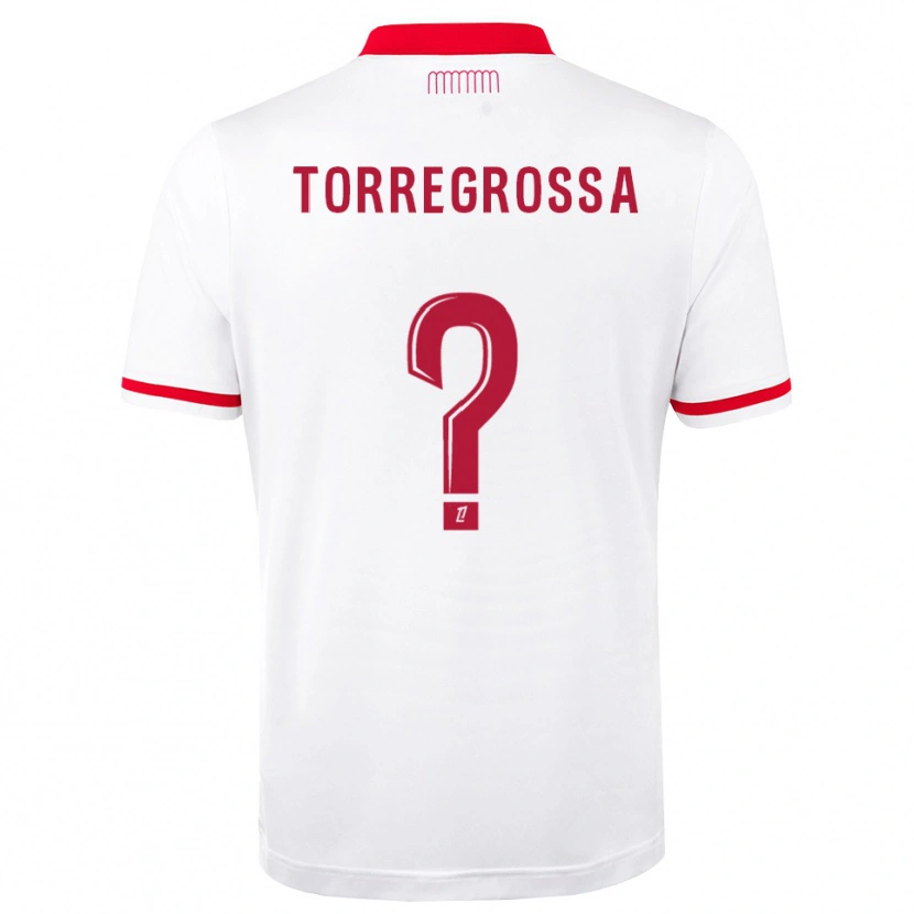 Danxen Kinder Hugo Torregrossa #0 Rot Weiß Heimtrikot Trikot 2026/27 T-Shirt