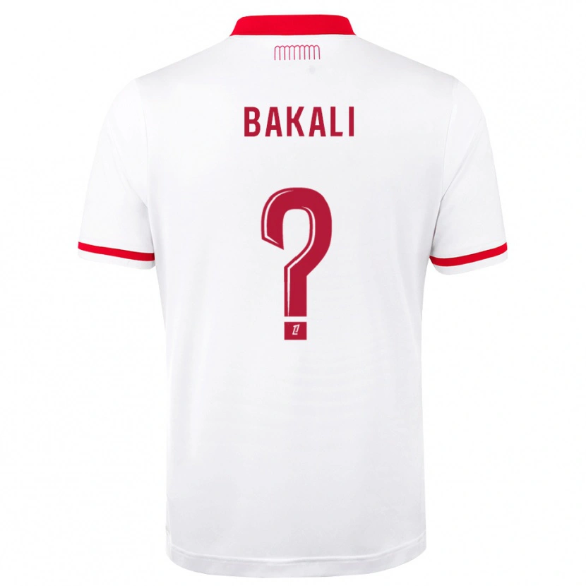Danxen Kinder Jonathan Bakali #0 Rot Weiß Heimtrikot Trikot 2026/27 T-Shirt