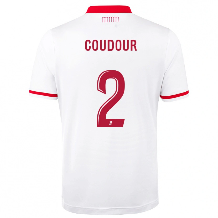 Danxen Kinder Mathis Coudour #2 Rot Weiß Heimtrikot Trikot 2026/27 T-Shirt