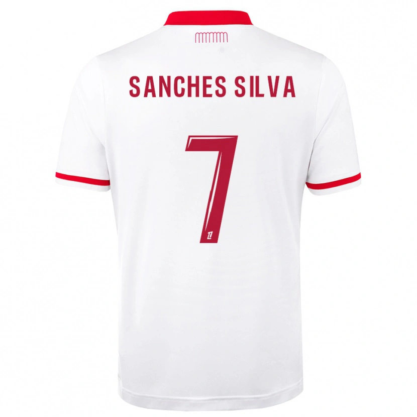 Danxen Kinder Jordy Sanches Silva #7 Rot Weiß Heimtrikot Trikot 2026/27 T-Shirt