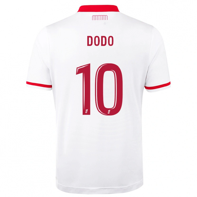 Danxen Kinder Yannick Dodo #10 Rot Weiß Heimtrikot Trikot 2026/27 T-Shirt