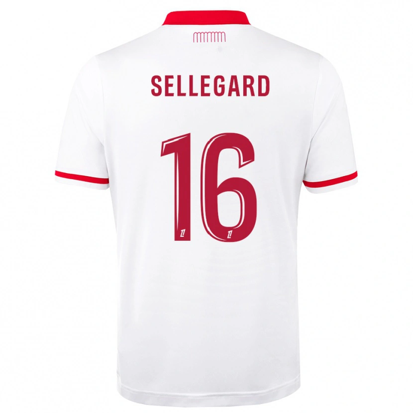 Danxen Kinder Alexander Sellegard #16 Rot Weiß Heimtrikot Trikot 2026/27 T-Shirt