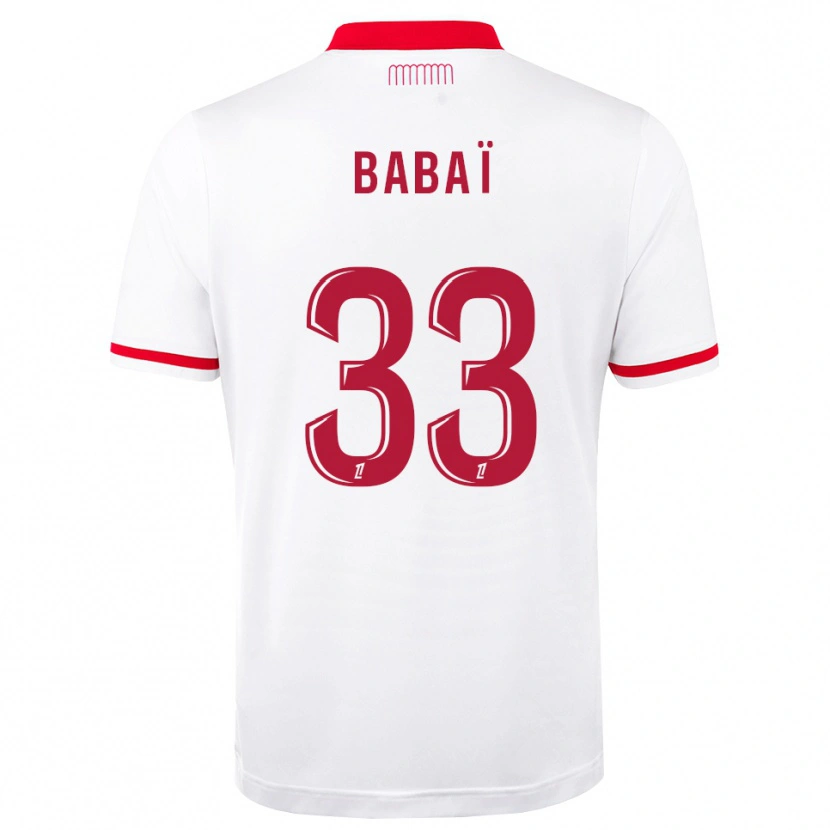 Danxen Kinder Nazim Babaï #33 Rot Weiß Heimtrikot Trikot 2026/27 T-Shirt