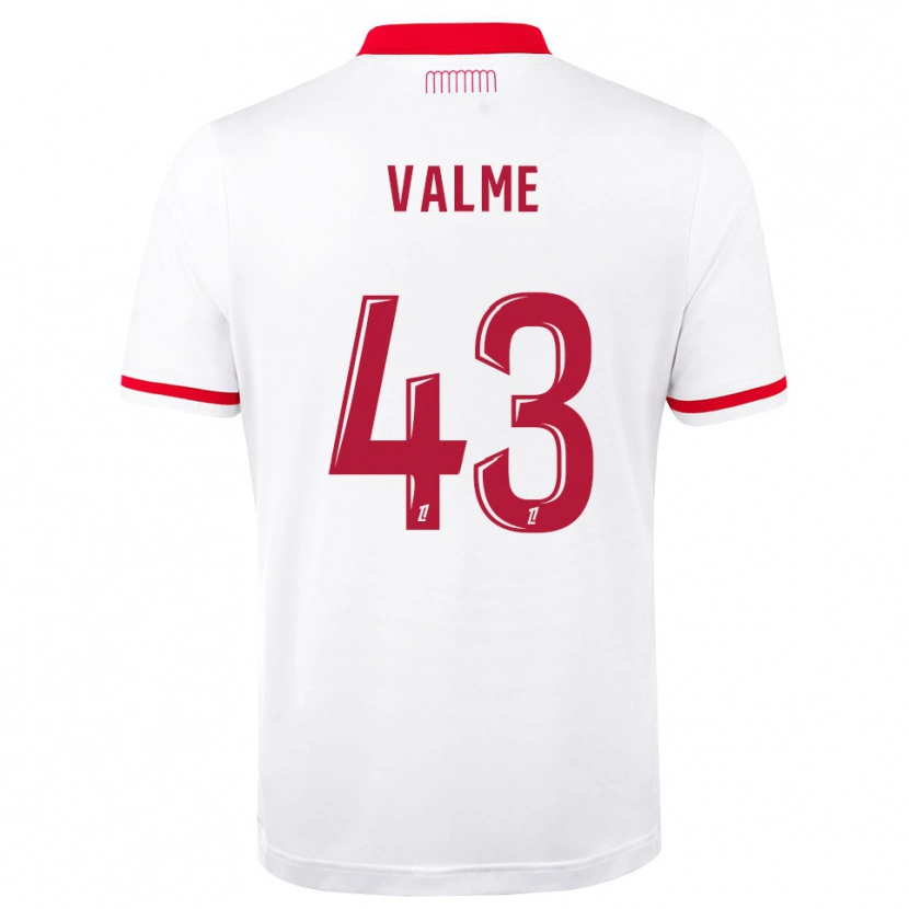 Danxen Kinder Ritchy Valme #43 Rot Weiß Heimtrikot Trikot 2026/27 T-Shirt