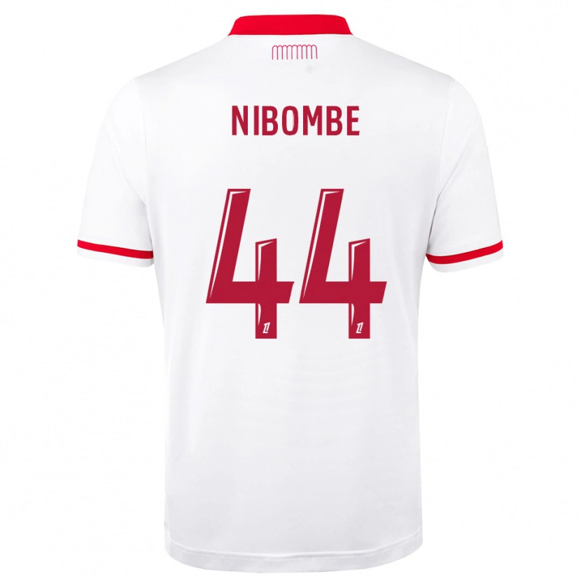 Danxen Kinder Samuel Nibombe #44 Rot Weiß Heimtrikot Trikot 2026/27 T-Shirt