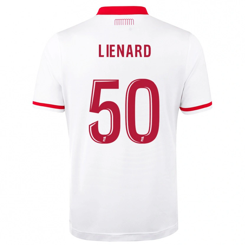 Danxen Kinder Yann Lienard #50 Rot Weiß Heimtrikot Trikot 2026/27 T-Shirt
