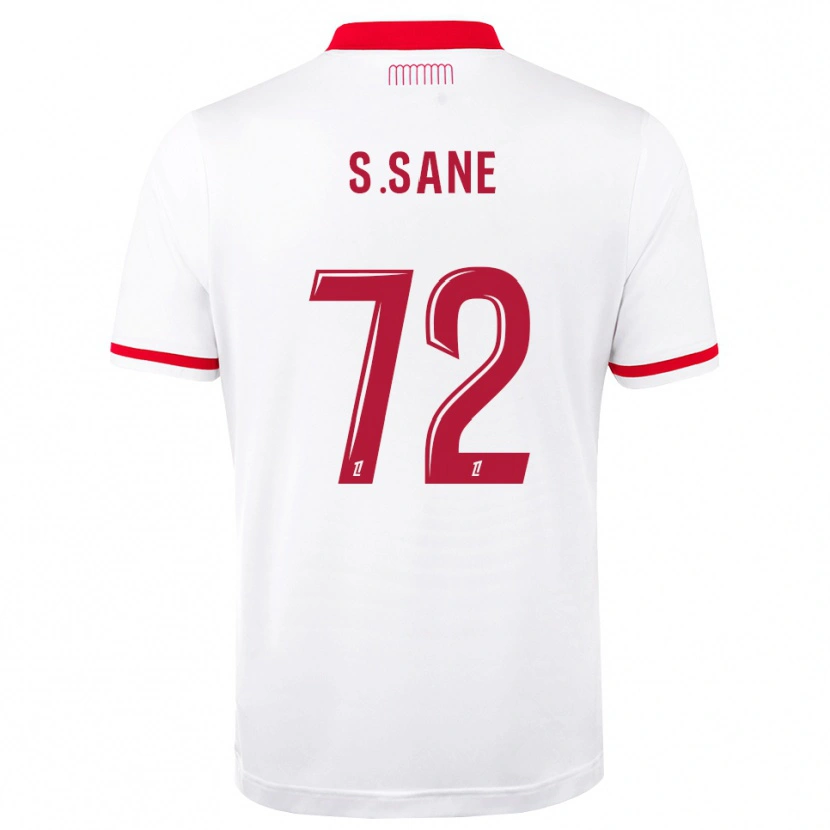 Danxen Kinder Sadibou Sané #72 Rot Weiß Heimtrikot Trikot 2026/27 T-Shirt