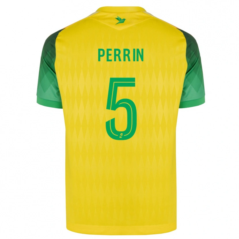 Danxen Kinder Lucas Perrin #5 Gelb Grün Rot Heimtrikot Trikot 2026/27 T-Shirt
